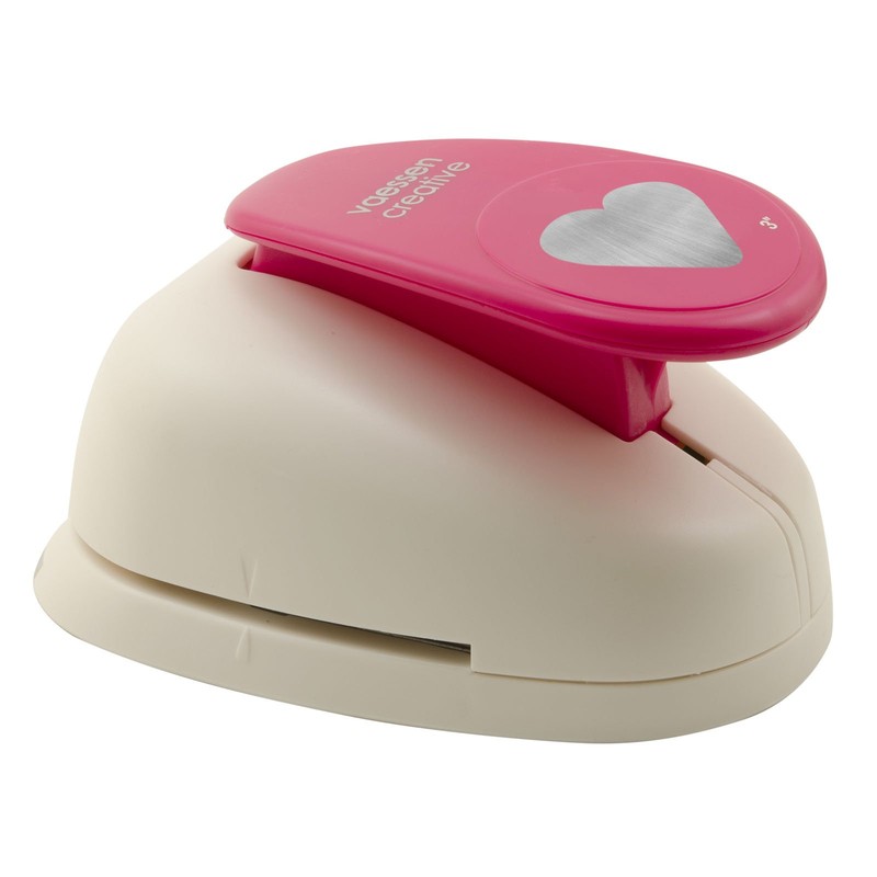 Vaessen Creative Craft Paper Punch Heart Motive Puncher, Multi-Colour, 73.3