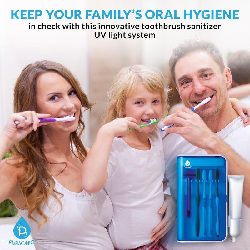 Pursonic Ultraviolet Family Toothbrush Sanitizer
