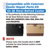 Xinxinlin Cooler 54 Qt Steel-Belted Handle Latch Replacement for Coleman