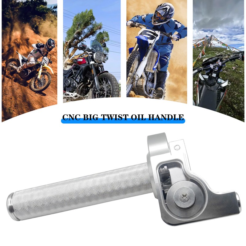 Throttle Grip Motorcycle 22mm CNC Aluminum Quick Twister with Throttle