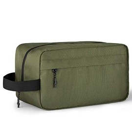 Vorspack Toiletry Bag Hanging Dopp Kit for Men Water Resistant Shaving Bag with Large Capacity for Travel - Army Green