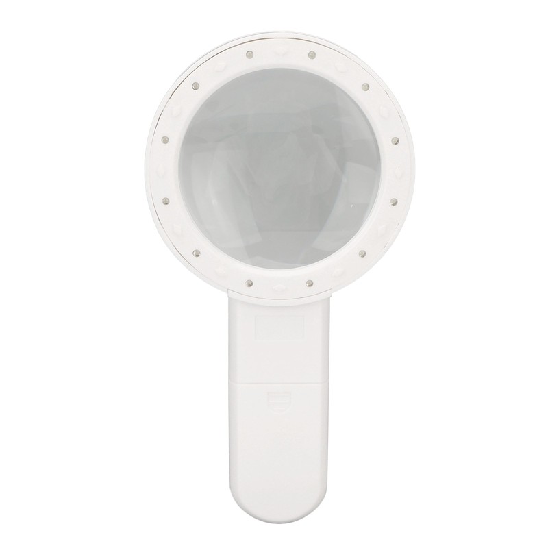 Handheld Magnifying Glass 30x Double Layer Optical Glass Lens Magnifier