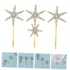 VICASKY 1Set Bling Rhinestone Hair Clips for Women Stylish Star