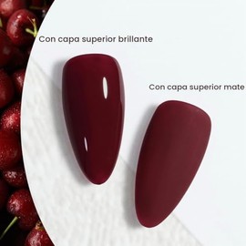GAOY- Esmalte de uñas en gel rojo, 16 ml, esmalte en gel para remojo, curado con luz ultravioleta para manicura casera DIY, 1149