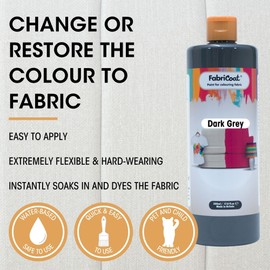 FabriCoat Fabric Paint - Used for Restoring or Changing the Colour of Upholstery, Soft Furnishings, Car Interiors, Clothing, & Footwear. (250ml, Golden Charm)