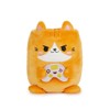 balvi Pen Holder Fluffy Kawaii Gamer Orange Fluffy Soft Gamer