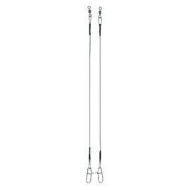 Jenzi Titanium Leaders with Safety Swivel and Scandic Snap 15kg 23cm