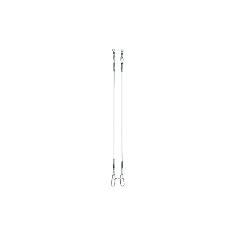Jenzi Titanium Leaders with Safety Swivel and Scandic Snap 15kg