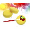 Round Yellow Painting Sponges Synthetic Artist Watercolors for Art,Cleaning Ceramics,