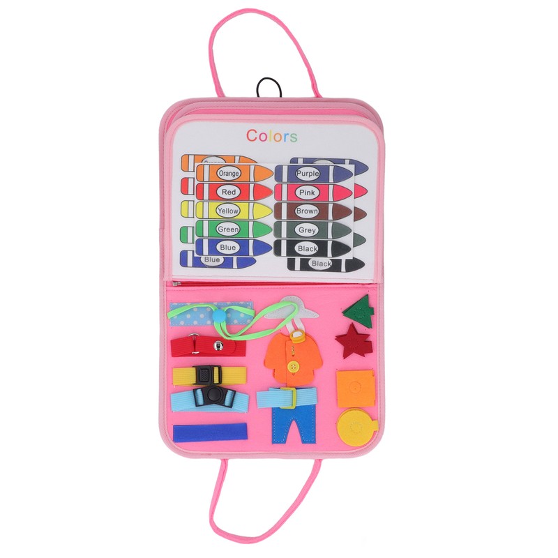 Toddler Skill Board Rich Contents Hand Eye Coordination Different Levels
