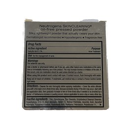 Neutrogena SkinClearing Oil-Free Pressed Powder Blemish Treatment , Light #02