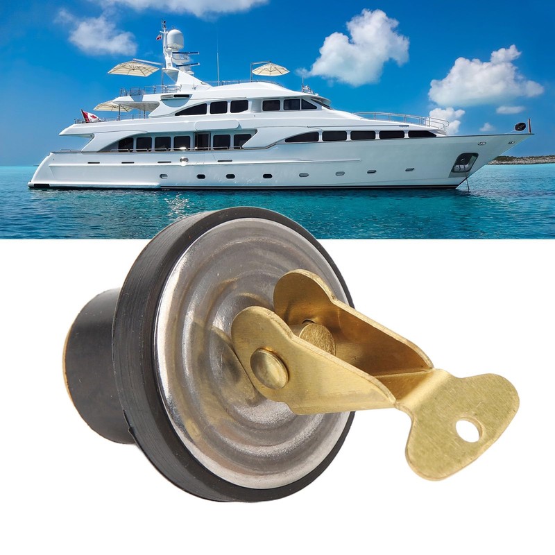 Boot Garboard Drain Plug, Brass Drain Plug with Strong Seal,