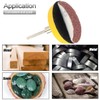 Yakamoz 50Pcs 2 Inch Rotary Sanding Disc Sander Pads Sandpaper