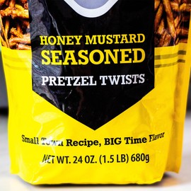 Dot's Honey Mustard Seasoned Pretzel Twist - Sweet and Tangy Mustard Honey Pretzel Sticks - 1, 24oz bag