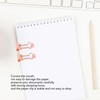 30 Pcs Binder Clips Powerful Clamping Force Deer Bone Shapes