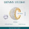 DREMMY STUDIOS Gold Ear Cuffs Non Piercing for women |