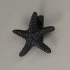 UD Rustic Black Enamel Cast Iron Coastal Starfish Door Knocker