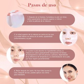 Bio Mascarilla Colageno 4pcs: Mascarilla de ColáGeno-Colageno para Minimiza los Poros Mejora la Elasticidad | Overnight Mask Low Molecular Collagen Face Mask Reduce Los Poros Y Aumenta La Elasticidad para una hidratación duradera