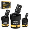 TOLESA Swivel Socket Set, Impact Universal Joint-Socket Swivel Set, 1/2",