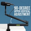 Shure by Gator Premium Low-Profile Desktop Mic Boom Stand; Fully