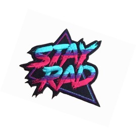 PatchClub - Stay Rad Patch Embroidered Iron On/Sew On Cool Patch… PatchClub - Stay Rad Patch Embroidered Iron On/Sew On Cool Patch