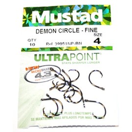 Mustad Demon Perfect® Kreishaken In-Line - 1X fein
