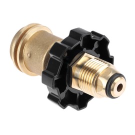 DRELD Propane Tank Adapter Convert USA QCC1 / Type 1 to UK Propane (POL) Cylinder, Propane Hose Adapter Old to New Connection Type Propane Cylinder Quick Adapter