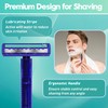 Phafaloop Individually Wrapped Twin Blade Disposable Razors, 40 Pack