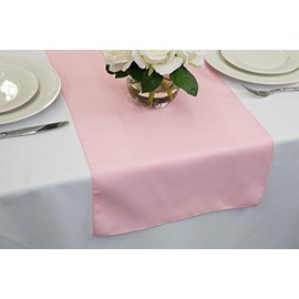 Zhen Linen Wedding Table Runners 14" x 72" (Pink)