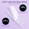 Nzakybbi Ballerina Tips for Gel Nails, Short Nail Tips, 240