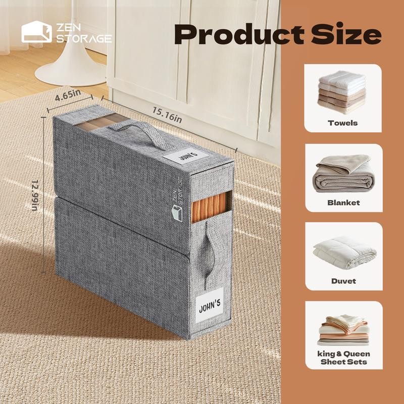 Multi-Use Storage Bags 4Pack Dustproof Organizer for Bedding Quilts Blankets