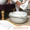 80pcs Disposable Pedicure Bags Waterproof Spa Pedicure Bags for Salon