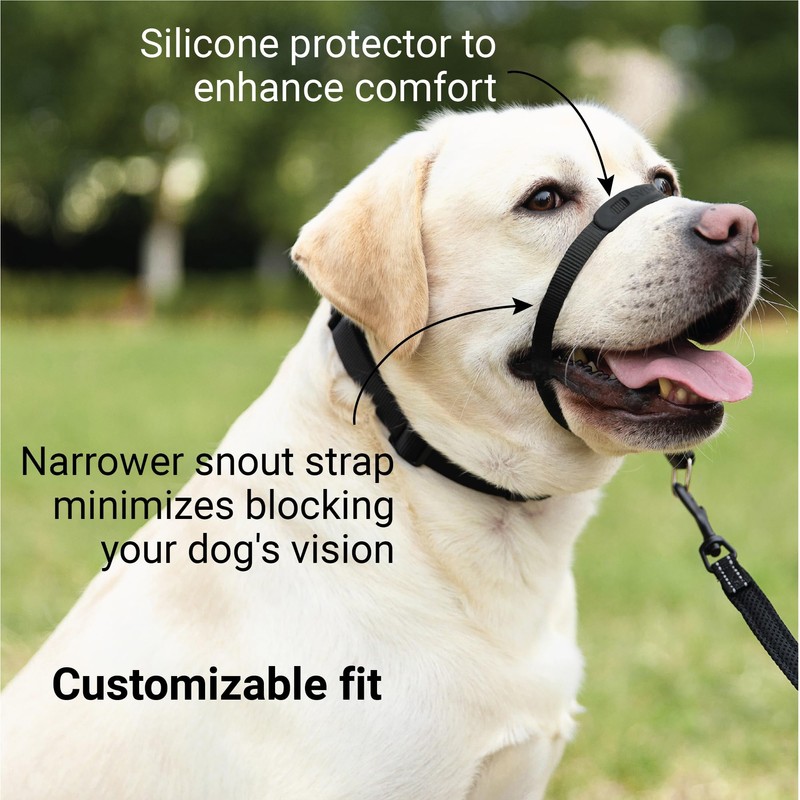 SVD.PET No-Pull Dog Headcollar for Easier Walks, Chew-Proof Protector to