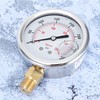 Stainless Steel Hydraulic Liquid Filled Fuel Pressure Gauge 0-3500 PSI