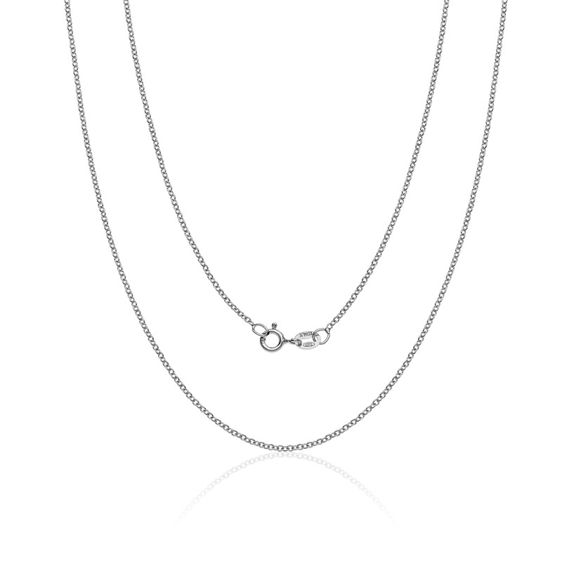 AKA Gioielli® - 925 Sterling Silver Rhodium Women Necklace -