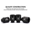 MIXPOWER 1/2-Inch Drive Deep Impact Socket Set, Inch, Cr-Mo, 6