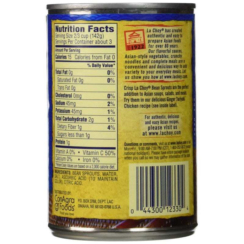 La Choy, Bean Sprouts Asian Cuisine 14oz