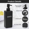 Segbeauty Empty Pump Bottle, Pack of 6 500 ml Shampoo