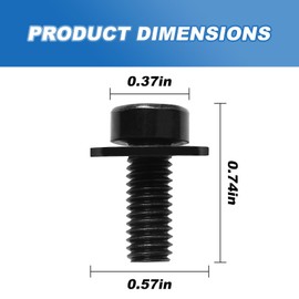 2610007725 M6 Captivated Screw fits for Dremel MM20,Replace for Bosch Part 2610007725 (Hex 5mm)-2 pcs