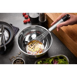 GEFU Primeline Ball Whisk - Nylon Balls, Hand Whisk, Ideal for Coated Pots and Pans, Whisk