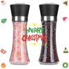 Hotder Premium Pepper and Salt Grinder Set of 2-Refillable Coarseness