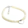 jewellerybox Sterling Silver & White Freshwater Pearl Adjustable Bracelet with