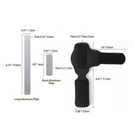 PLABBDPL Toe Splint, Toe Smoother, Hammer Toe Straightener, Toe Straightener for Hammer Toes, Curved Toes, Claw Toes, Crooked Toes, Toe Wraps for Aligning and Supporting Toes, Black