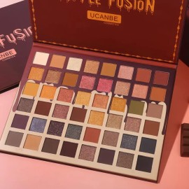 Paleta de Sombras UCANBE Toffee 48 Colores Marrón Mate Shimmer Satinado