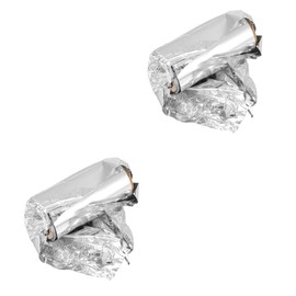 Minkissy 2rolls Tin Foil Paper for Hair Perming and Nail Art Styling Tool for Salon and Home Use Easy to Apply Foil for Creative Designs