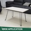 MYFULLY 4Pcs Folding Hairpin Table Legs | 16.5 Inch Hairpin