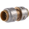 SharkBite Max 1/2 Inch Coupling, Push to Connect Brass Plumbing