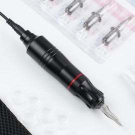 Tattoo Gun Tattoo Gun Kit Tattoo Kit for Beginners Complete Set with Power Supply, Needles, Ink, Gloves, Foot Pedal, and Accessories