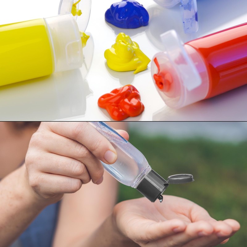 PATIKIL 28/410 Replacement Flip Caps 1.1" Inner Diameter Plastic Reusable