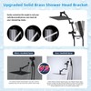 Hibbent All Metal CUPC Certified 8'' Rain Shower Head, Dual